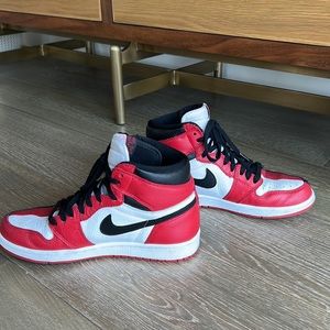 Red & black Jordan’s